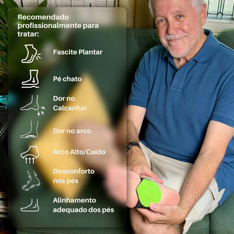 Faixa de Suporte para Arco do Pé Pedivit | Alívio imediato da dor