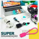 Organizador de Fios e Cabos Magnético FioMax | Mais organização e praticidade