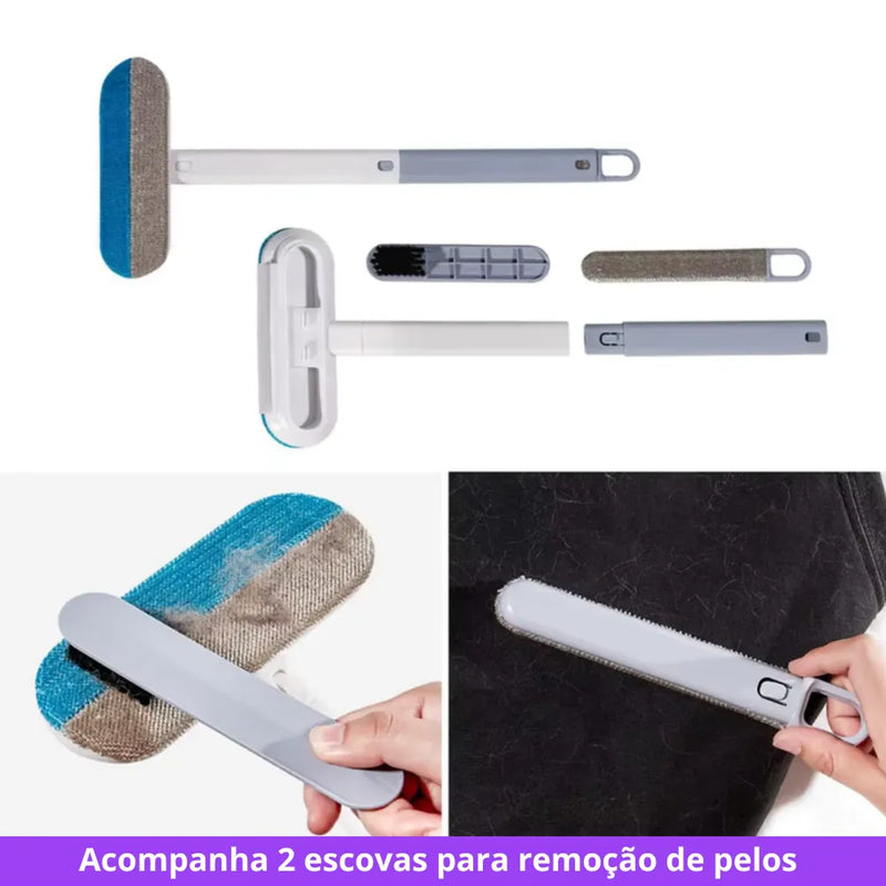 Escova Removedora de Pelos Pet Hair Cleaner | Sua casa sem pelos