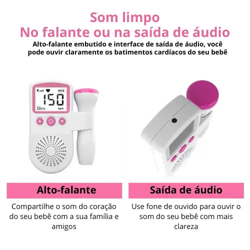 MyLittleAngel - Doppler Fetal Portátil [OUÇA OS BATIMENTOS CARDÍACOS DO SEU BEBÊ]