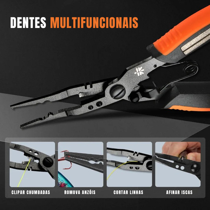 Alicate de Pesca ProFish | 7 funções em uma ferramenta