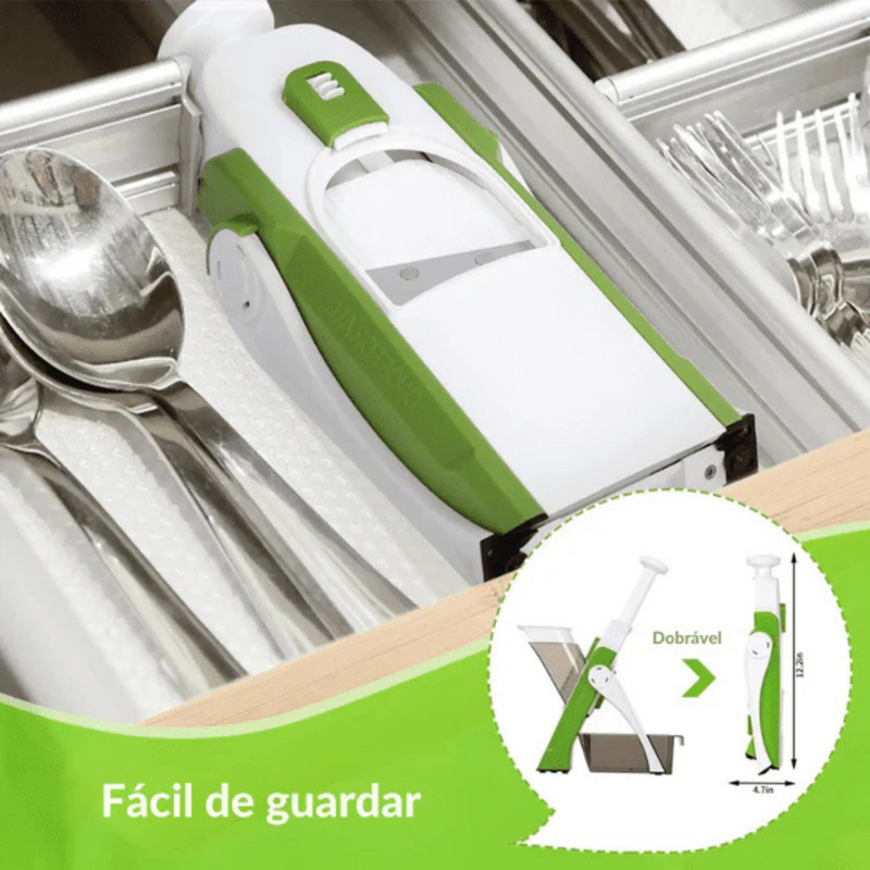 Cortador de Legumes Multifuncional QuickSlice | Corte com precisão e segurança