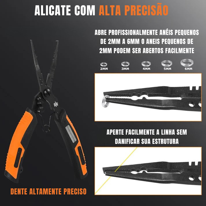 Alicate de Pesca ProFish | 7 funções em uma ferramenta