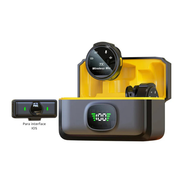 Microfone de Lapela Sem Fio LapelWave Pro | Áudio profissional sem complicações