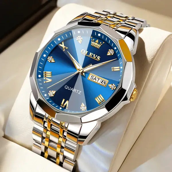 Relógio Premium Luxury Gold