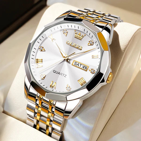 Relógio Premium Luxury Gold