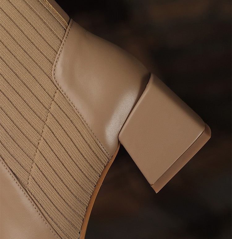 Bota Feminina Texana Western Dallas Cano Curto com Malha