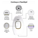 Depilador a Laser Portátil FlashEpil | Depilação prática, rápida e indolor