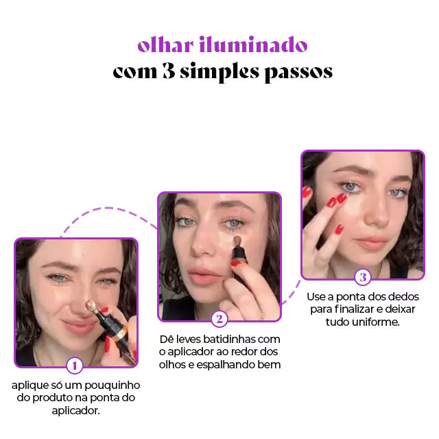 Corretor de Olheiras Luminous | Clareia e revitaliza a região dos olhos