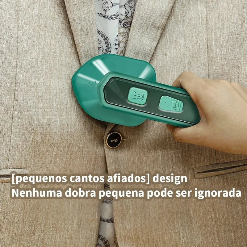 Mini Ferro De Passar Roupas A Vapor Para Viagem | Desamasse sua roupa em qualquer lugar