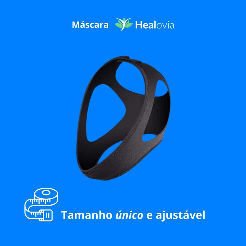 Máscara para Apneia do Sono Healovia | Durma melhor e acorde descansado