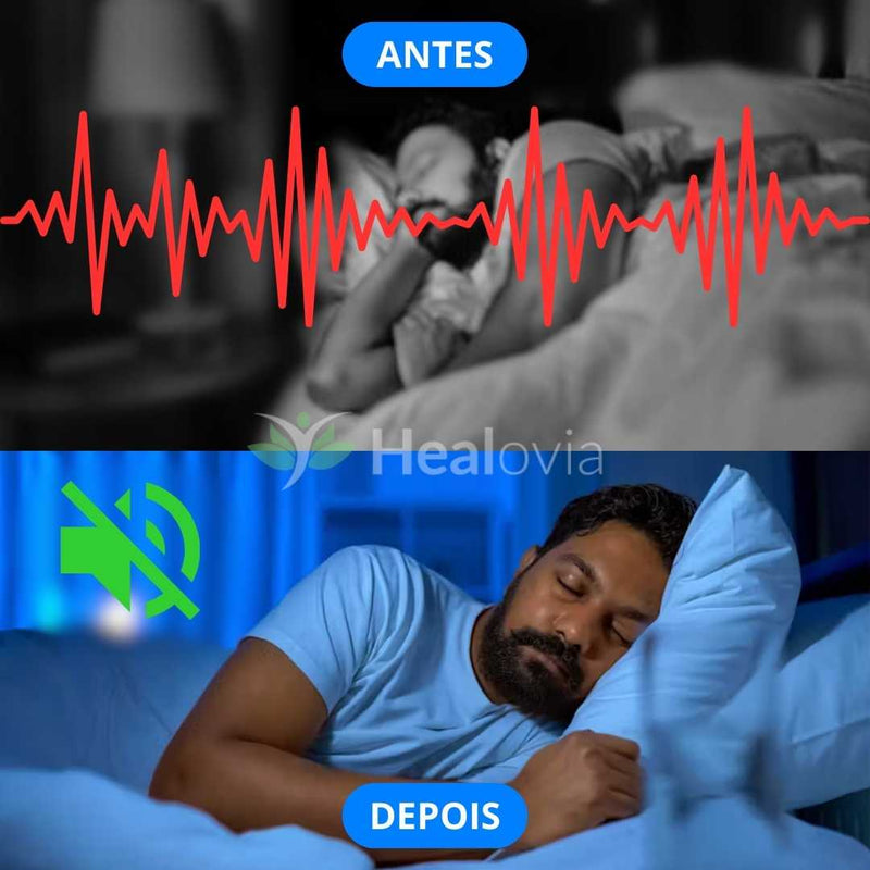 Máscara para Apneia do Sono Healovia | Durma melhor e acorde descansado