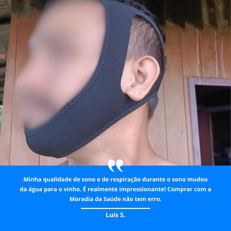 Máscara para Apneia do Sono Healovia | Durma melhor e acorde descansado