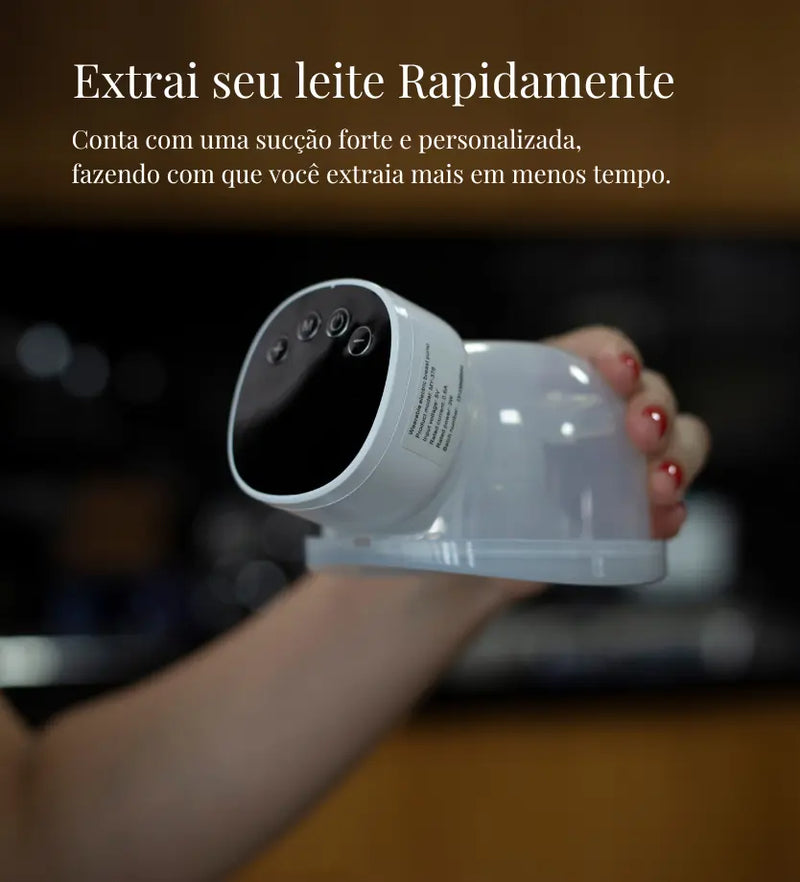 Bomba Tira-leite NutriMom | Amamentação prática e sem dor