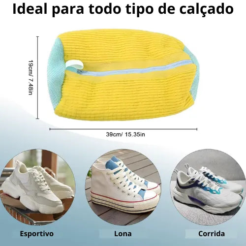 Saco para lavar tênis Shoeclean Pro | Seu calçado sempre como novo