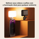Luz para Celular Clip On LED Tikstar | Iluminação profissional em qualquer lugar