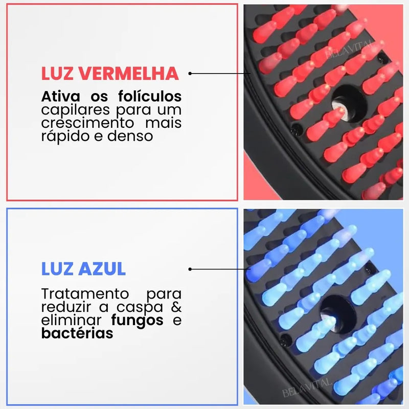 Escova de Terapia Capilar TheraBrush | Reduz a queda de cabelo e caspa